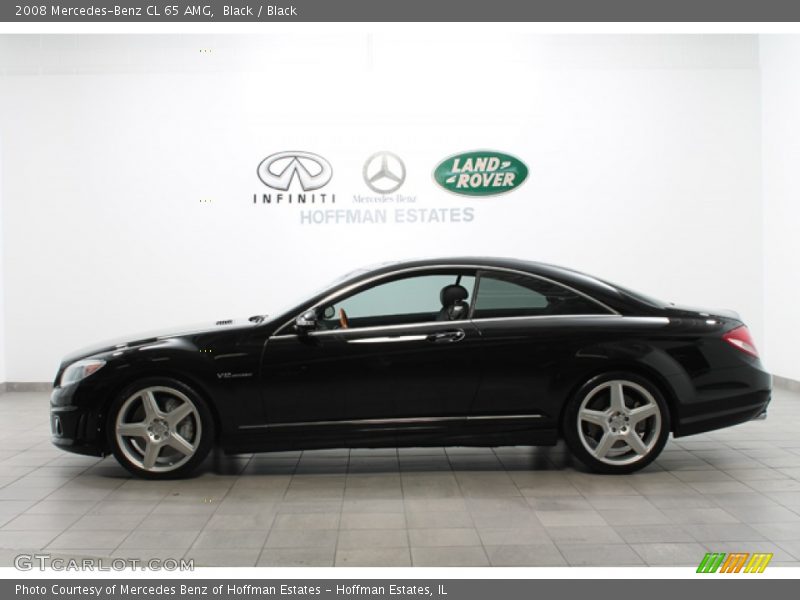 Black / Black 2008 Mercedes-Benz CL 65 AMG