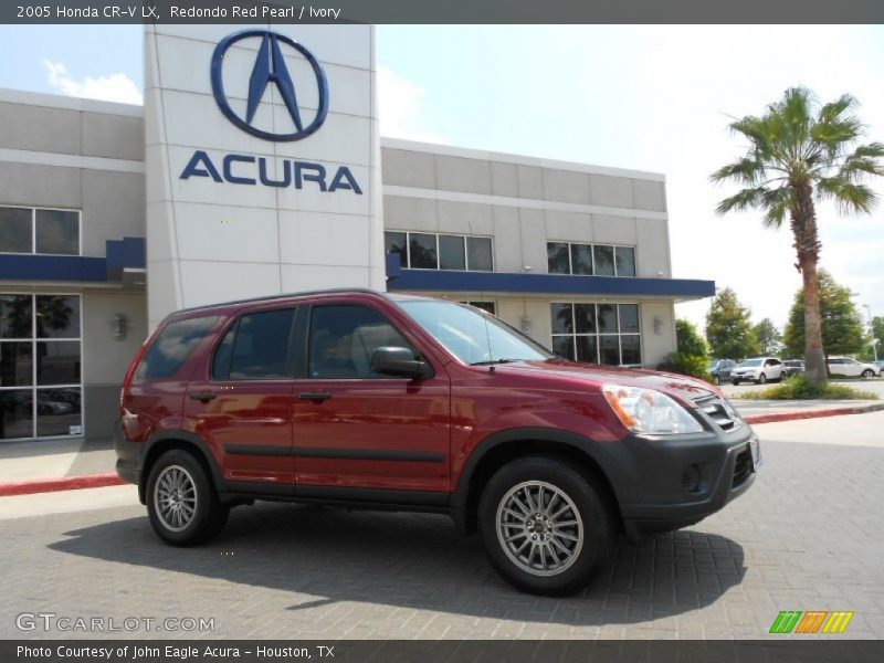 Redondo Red Pearl / Ivory 2005 Honda CR-V LX