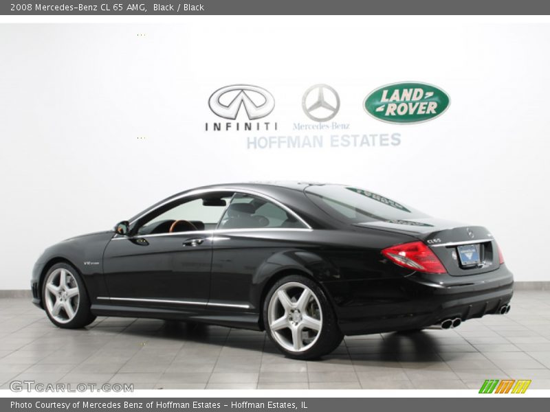 Black / Black 2008 Mercedes-Benz CL 65 AMG