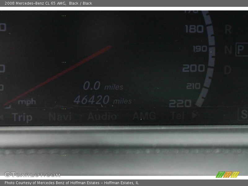 Black / Black 2008 Mercedes-Benz CL 65 AMG