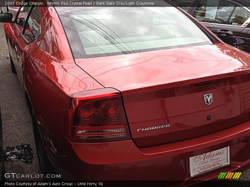 Inferno Red Crystal Pearl / Dark Slate Gray/Light Graystone 2007 Dodge Charger