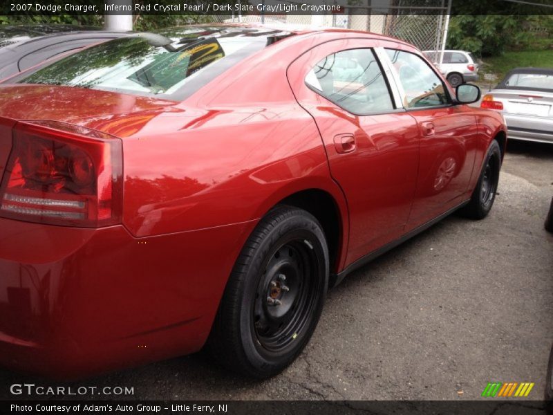 Inferno Red Crystal Pearl / Dark Slate Gray/Light Graystone 2007 Dodge Charger