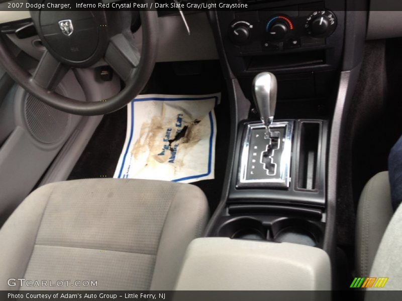Inferno Red Crystal Pearl / Dark Slate Gray/Light Graystone 2007 Dodge Charger