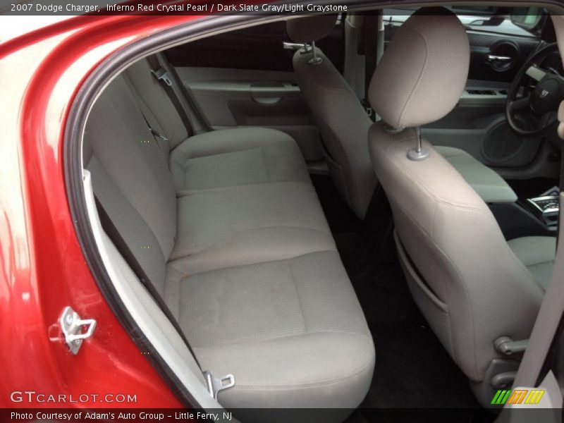 Inferno Red Crystal Pearl / Dark Slate Gray/Light Graystone 2007 Dodge Charger