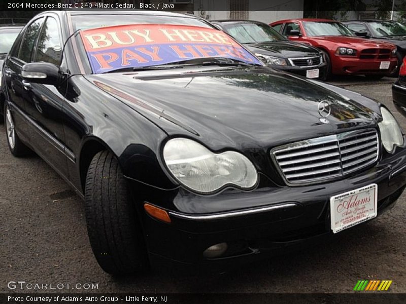 Black / Java 2004 Mercedes-Benz C 240 4Matic Sedan