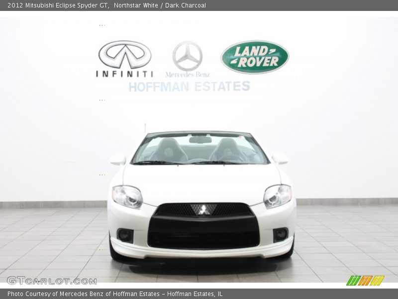 Northstar White / Dark Charcoal 2012 Mitsubishi Eclipse Spyder GT