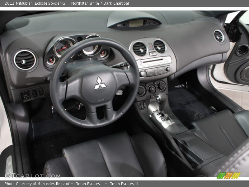 Northstar White / Dark Charcoal 2012 Mitsubishi Eclipse Spyder GT