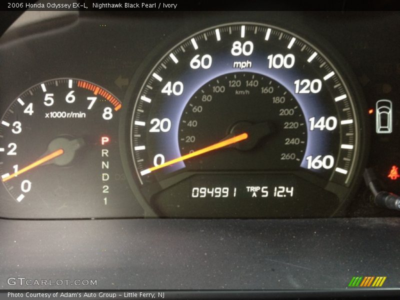 Nighthawk Black Pearl / Ivory 2006 Honda Odyssey EX-L