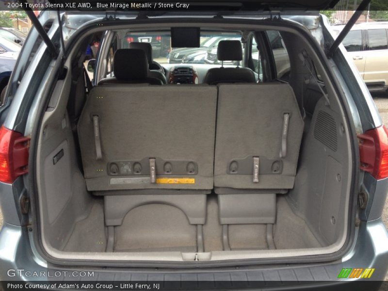 Blue Mirage Metallic / Stone Gray 2004 Toyota Sienna XLE AWD