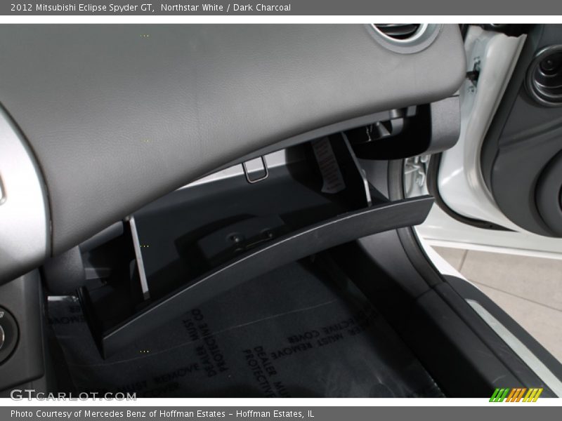 Northstar White / Dark Charcoal 2012 Mitsubishi Eclipse Spyder GT