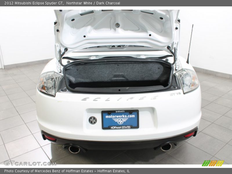 Northstar White / Dark Charcoal 2012 Mitsubishi Eclipse Spyder GT