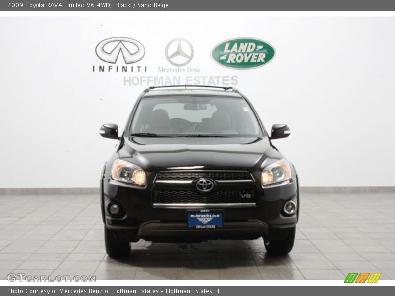Black / Sand Beige 2009 Toyota RAV4 Limited V6 4WD