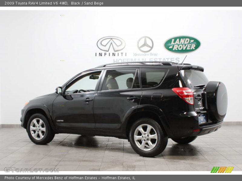 Black / Sand Beige 2009 Toyota RAV4 Limited V6 4WD