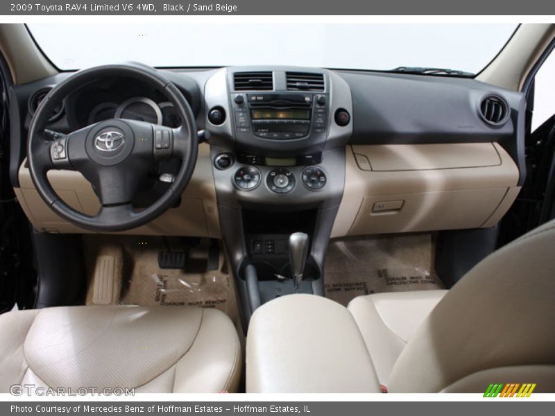 Black / Sand Beige 2009 Toyota RAV4 Limited V6 4WD
