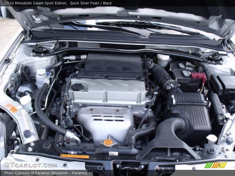 Quick Silver Pearl / Black 2010 Mitsubishi Galant Sport Edition