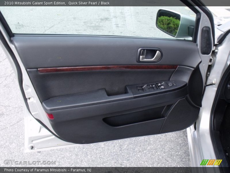 Quick Silver Pearl / Black 2010 Mitsubishi Galant Sport Edition
