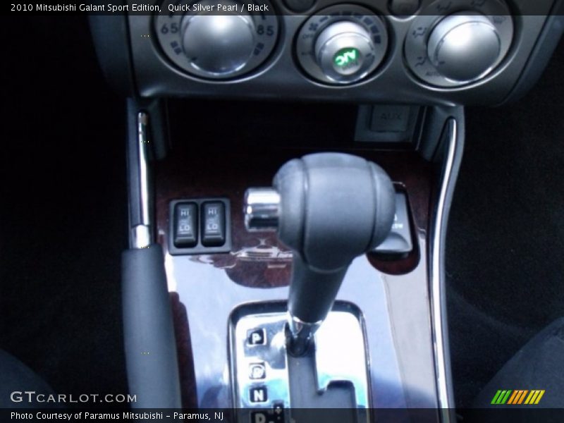 Quick Silver Pearl / Black 2010 Mitsubishi Galant Sport Edition