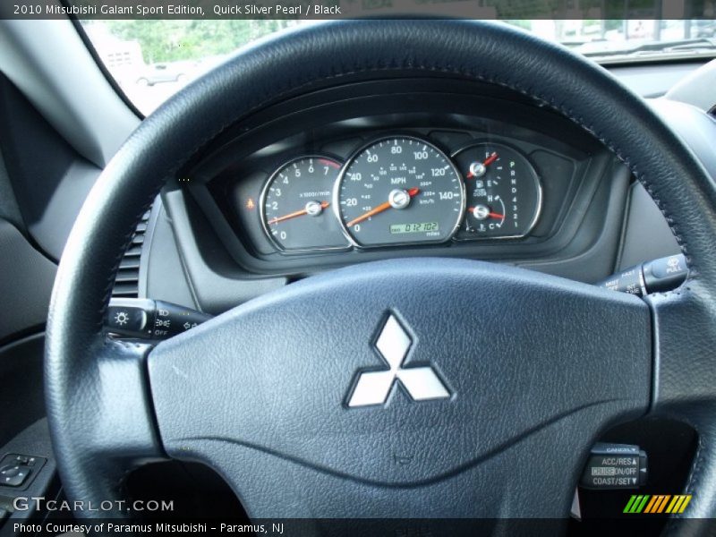 Quick Silver Pearl / Black 2010 Mitsubishi Galant Sport Edition