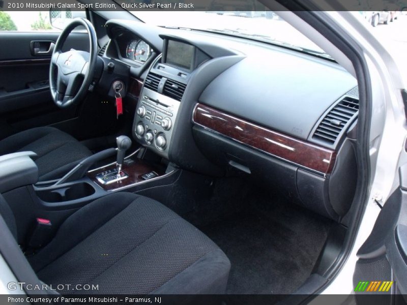 Quick Silver Pearl / Black 2010 Mitsubishi Galant Sport Edition