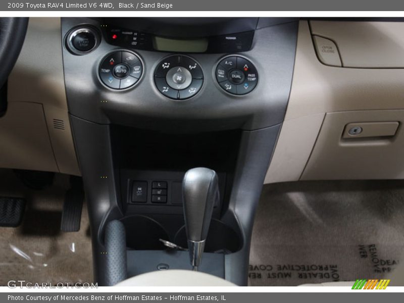 Black / Sand Beige 2009 Toyota RAV4 Limited V6 4WD