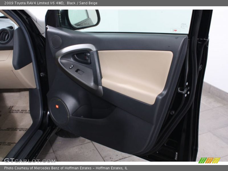 Black / Sand Beige 2009 Toyota RAV4 Limited V6 4WD