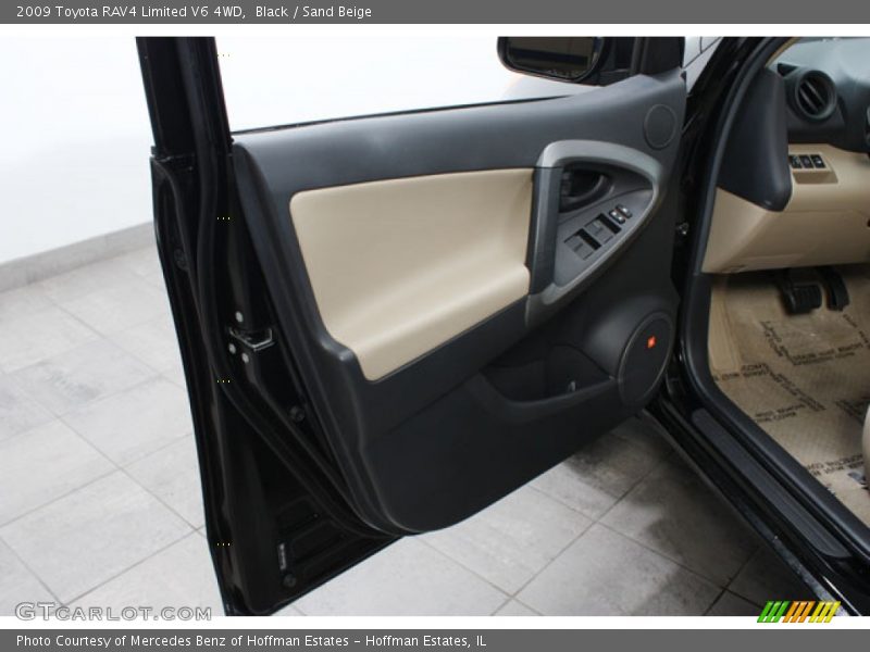 Black / Sand Beige 2009 Toyota RAV4 Limited V6 4WD