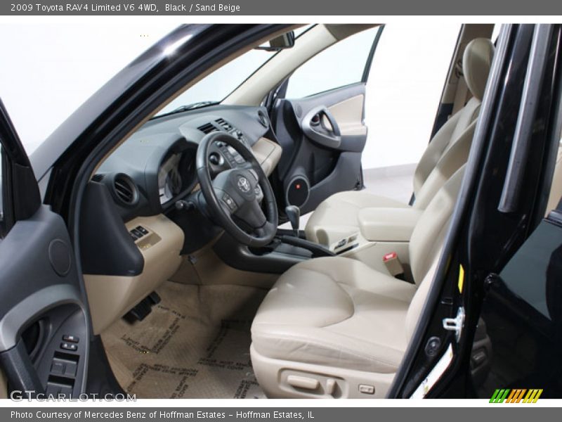 Black / Sand Beige 2009 Toyota RAV4 Limited V6 4WD