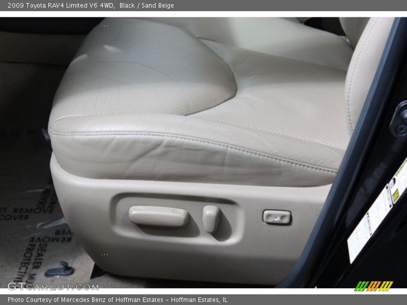 Black / Sand Beige 2009 Toyota RAV4 Limited V6 4WD