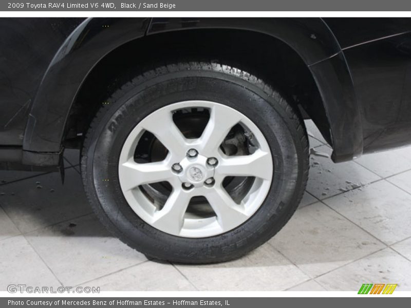 Black / Sand Beige 2009 Toyota RAV4 Limited V6 4WD