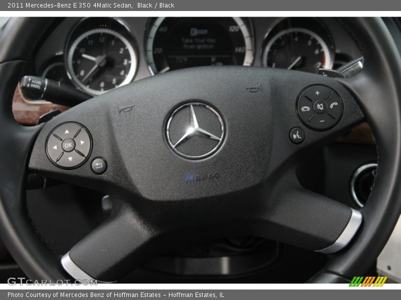 Black / Black 2011 Mercedes-Benz E 350 4Matic Sedan