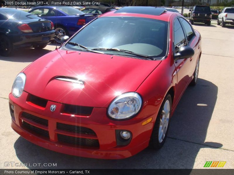 Flame Red / Dark Slate Gray 2005 Dodge Neon SRT-4