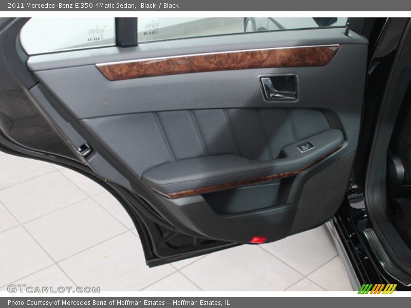 Black / Black 2011 Mercedes-Benz E 350 4Matic Sedan