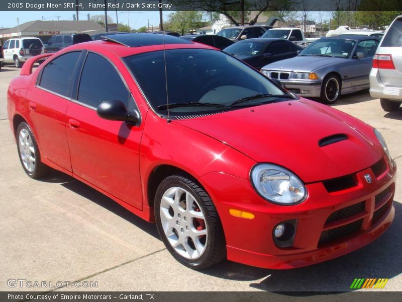 Flame Red / Dark Slate Gray 2005 Dodge Neon SRT-4