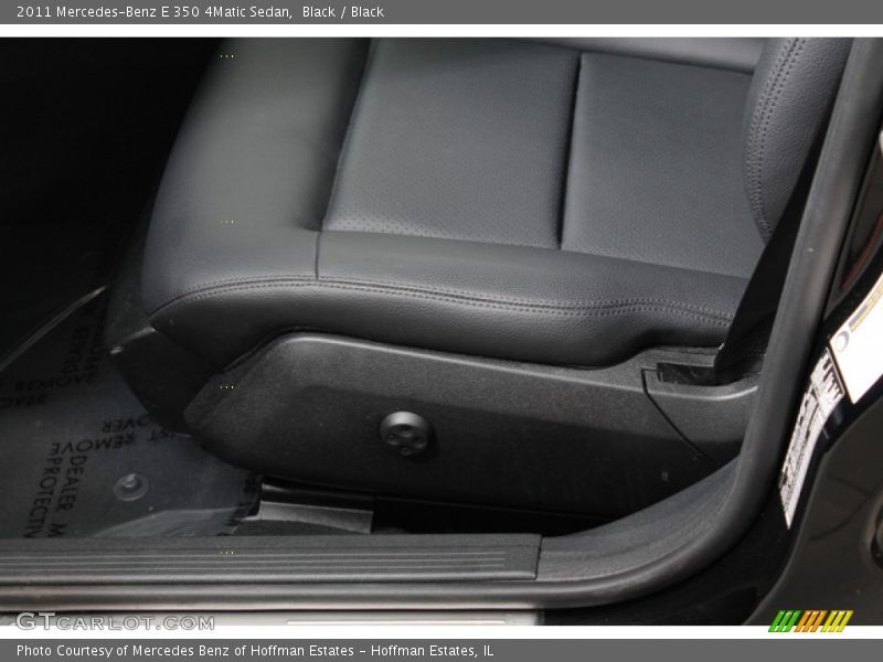 Black / Black 2011 Mercedes-Benz E 350 4Matic Sedan