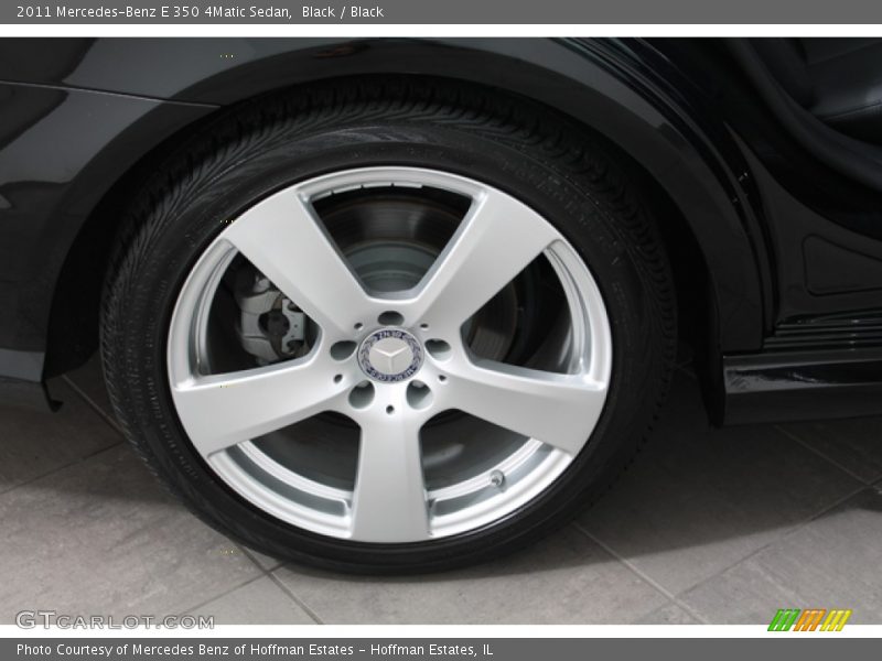 Black / Black 2011 Mercedes-Benz E 350 4Matic Sedan