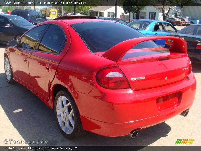 Flame Red / Dark Slate Gray 2005 Dodge Neon SRT-4