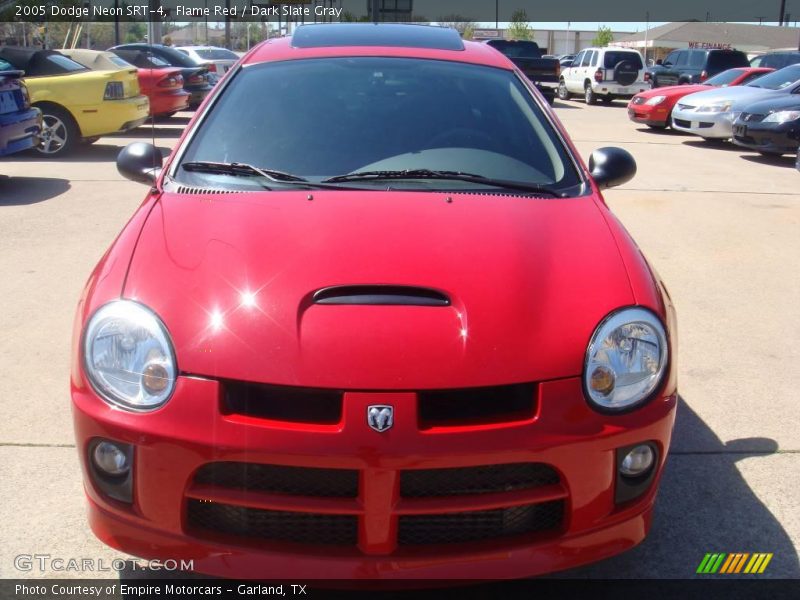 Flame Red / Dark Slate Gray 2005 Dodge Neon SRT-4