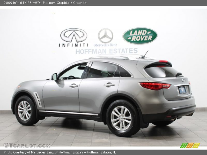 Platinum Graphite / Graphite 2009 Infiniti FX 35 AWD