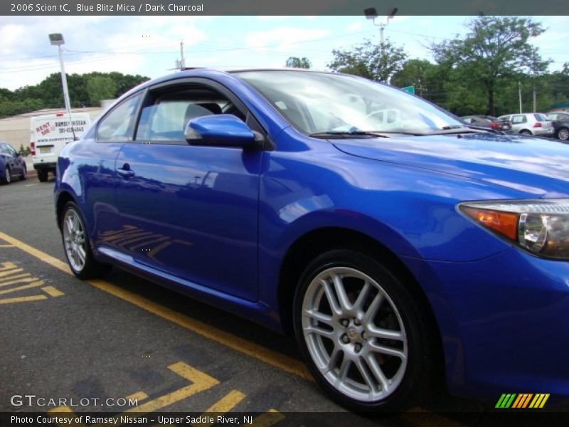Blue Blitz Mica / Dark Charcoal 2006 Scion tC