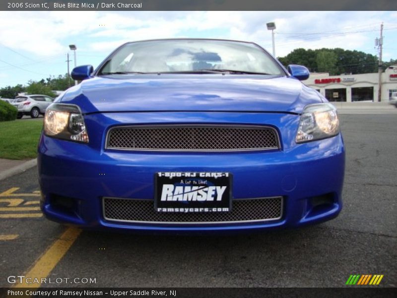 Blue Blitz Mica / Dark Charcoal 2006 Scion tC
