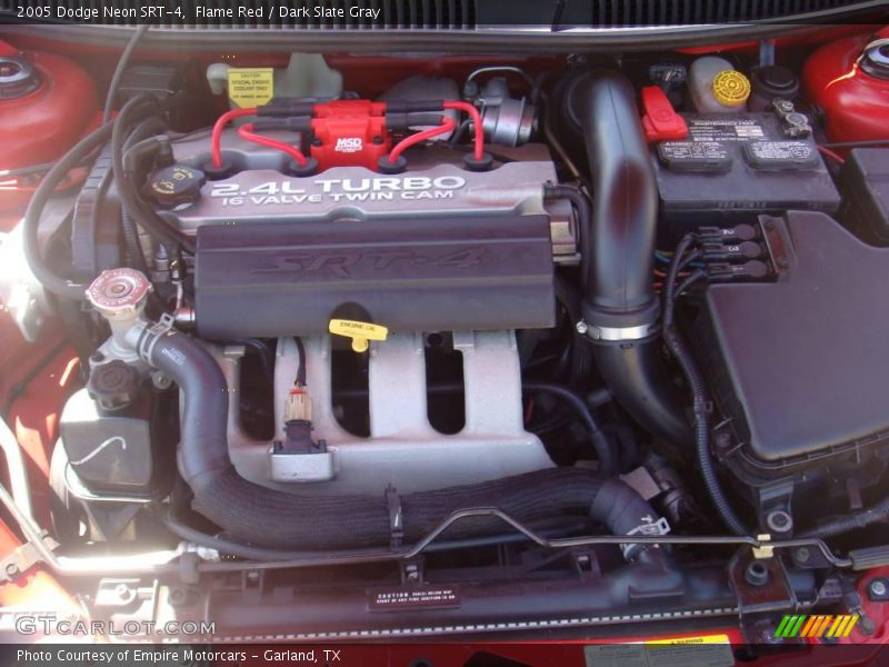 Flame Red / Dark Slate Gray 2005 Dodge Neon SRT-4