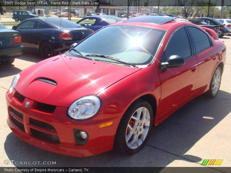 Flame Red / Dark Slate Gray 2005 Dodge Neon SRT-4