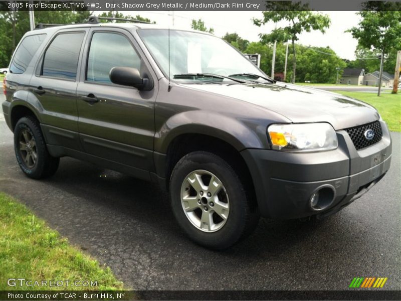 Dark Shadow Grey Metallic / Medium/Dark Flint Grey 2005 Ford Escape XLT V6 4WD