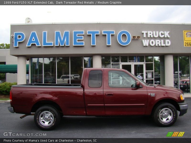 Dark Toreador Red Metallic / Medium Graphite 1999 Ford F150 XLT Extended Cab