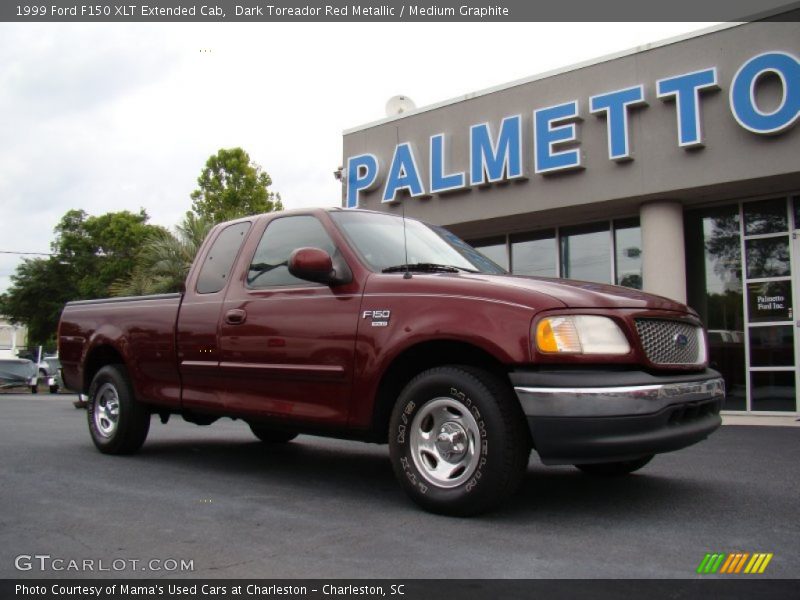 Dark Toreador Red Metallic / Medium Graphite 1999 Ford F150 XLT Extended Cab