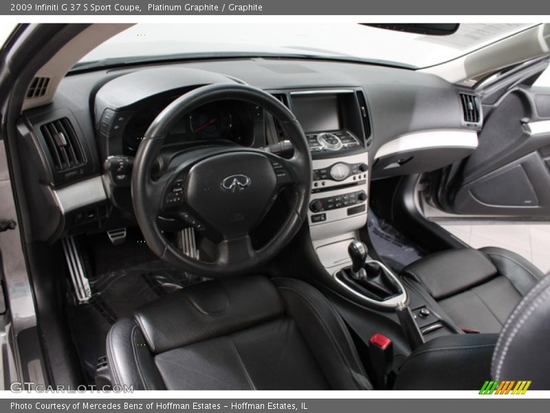 Platinum Graphite / Graphite 2009 Infiniti G 37 S Sport Coupe