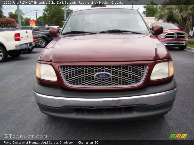 Dark Toreador Red Metallic / Medium Graphite 1999 Ford F150 XLT Extended Cab