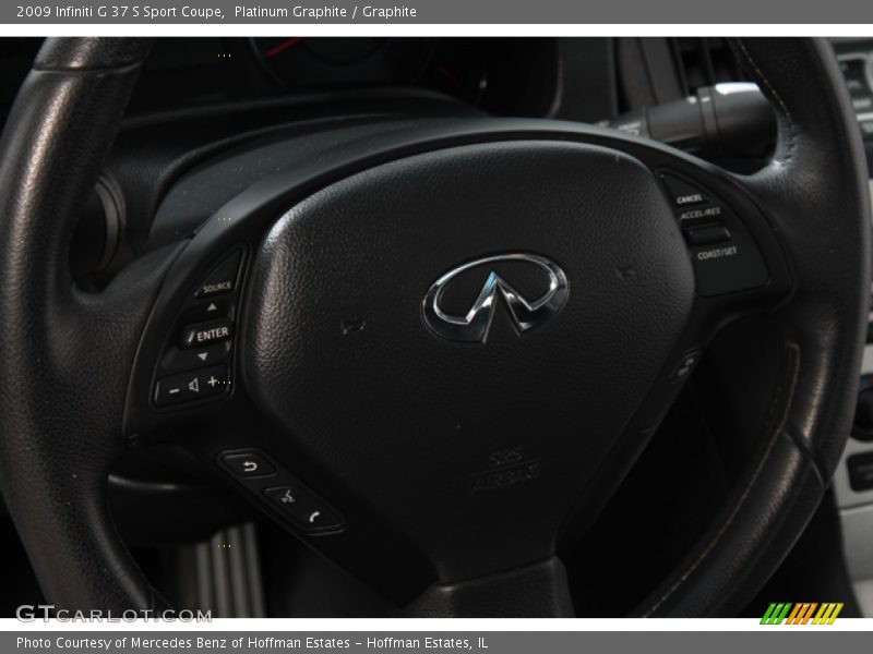 Platinum Graphite / Graphite 2009 Infiniti G 37 S Sport Coupe