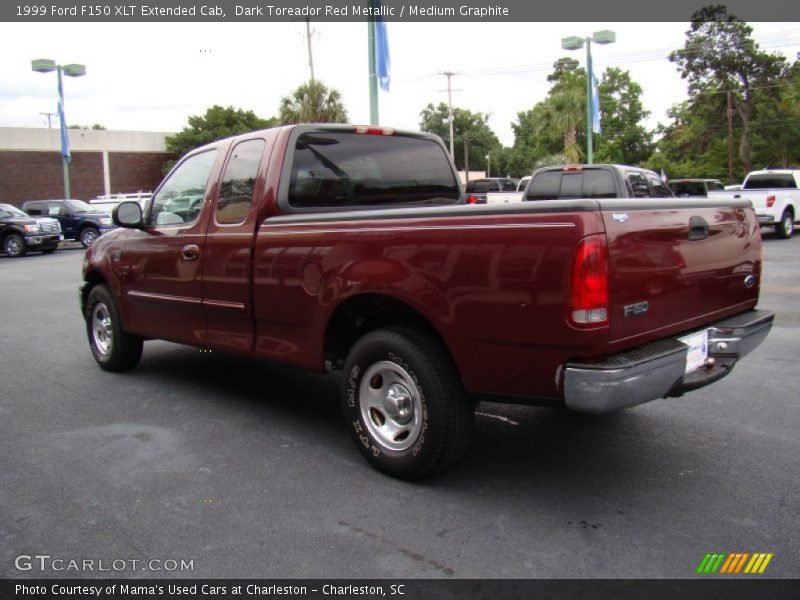 Dark Toreador Red Metallic / Medium Graphite 1999 Ford F150 XLT Extended Cab
