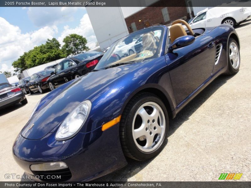 Lapis Blue Metallic / Sand Beige 2005 Porsche Boxster